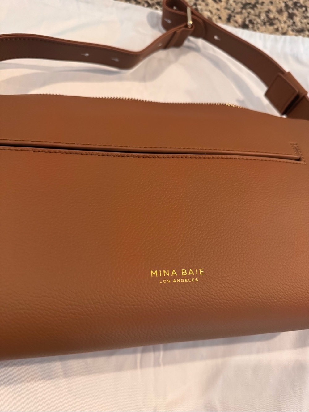 Mina Baie Stroller Caddy - Terra & Gold - Picture 5 of 7